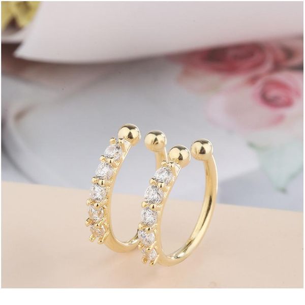 2 pcs/bag new clip on earrings crystal ear cuff non pierced earring no without hole nose ring women cartilage earrings jlliit, Silver
2 pcs/bag new clip on earrings crystal ear cuff non pierced earring no without hole nose ring women cartilage earrings jlliit, Silver