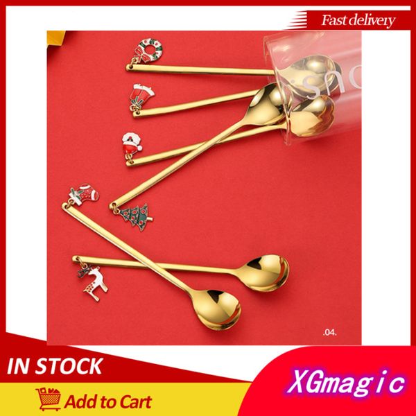 stainless new year 2021 xmas party table ornaments coffee spoon christmas decorations for home navidad noel gift q1221
stainless new year 2021 xmas party table ornaments coffee spoon christmas decorations for home navidad noel gift q1221