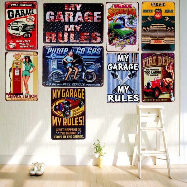 2021 rod garage tin signs vintage car motor oil metal plate garage wall bar home art decor vintage iron poster cuadros 20*30cm
2021 rod garage tin signs vintage car motor oil metal plate garage wall bar home art decor vintage iron poster cuadros 20*30cm