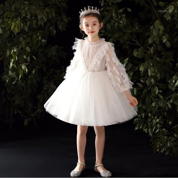 girl's dresses ivory puffy flower girl dress long sleeves knee length little princess birthday pageant gown costumes1, Red;yellow
girl's dresses ivory puffy flower girl dress long sleeves knee length little princess birthday pageant gown costumes1, Red;yellow