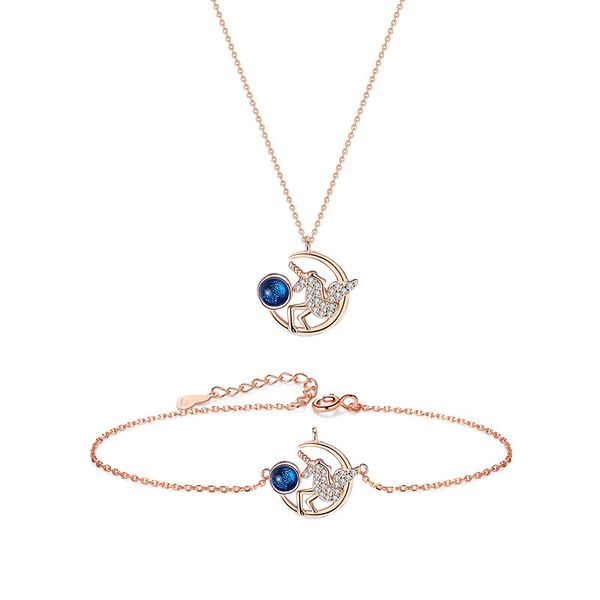 real s925 unicorn jewelry necklace coloured glaze pendant chain fashion accessories bracelet jewel women q1209, Bronze;silver
real s925 unicorn jewelry necklace coloured glaze pendant chain fashion accessories bracelet jewel women q1209, Bronze;silver