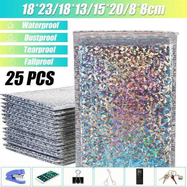 25pcs speedy mailers laser silver mailing envelope bags waterproof courier bags bubble mailers padded bubble envelopes bag1
25pcs speedy mailers laser silver mailing envelope bags waterproof courier bags bubble mailers padded bubble envelopes bag1