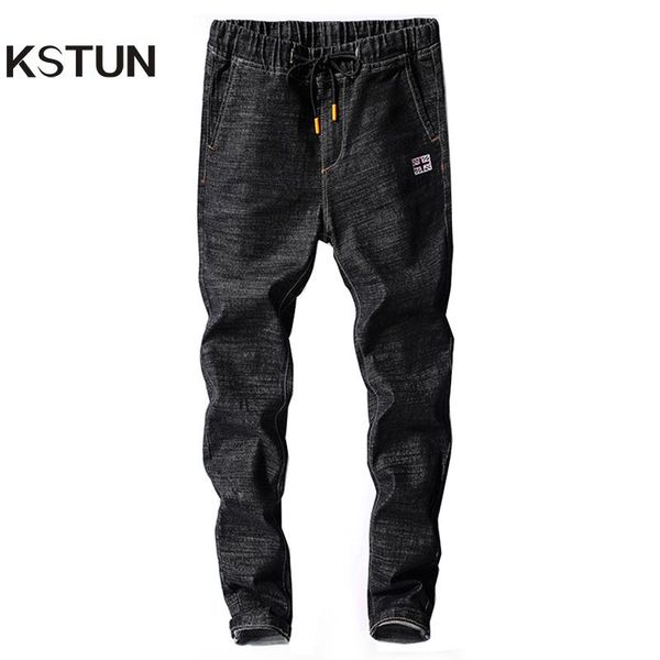 kstun mens jeans japan style spring autumn elastic waist black slim drawstring black jean man casual denim pants joggers homme, Blue
kstun mens jeans japan style spring autumn elastic waist black slim drawstring black jean man casual denim pants joggers homme, Blue