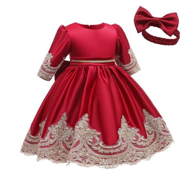 2021 winter baby girl dress elegant christening dress for girl clothes flower princess first birthdays dresses party 1 2 3 year1, Red;yellow
2021 winter baby girl dress elegant christening dress for girl clothes flower princess first birthdays dresses party 1 2 3 year1, Red;yellow