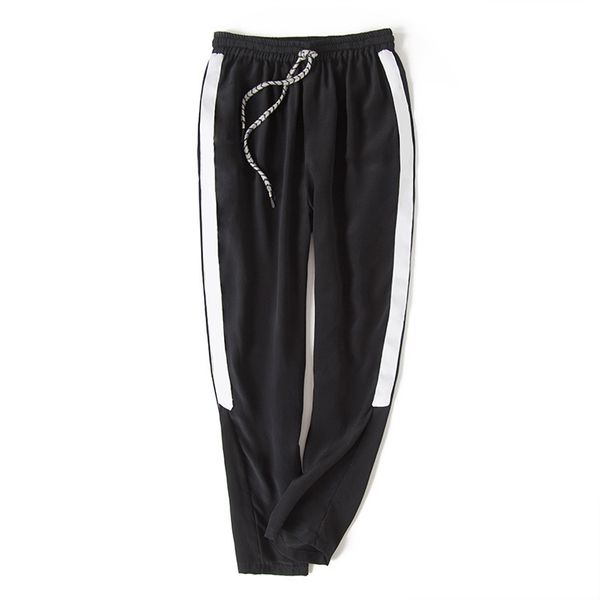 2020 and new european black leggings fine royal pocket silk leisure pants pant h0067 ne5m, Black;white
2020 and new european black leggings fine royal pocket silk leisure pants pant h0067 ne5m, Black;white
