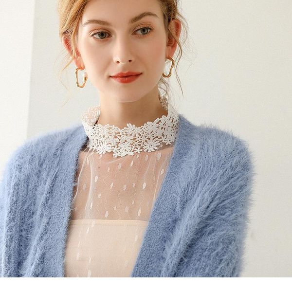 turtleneck fake collar shirt women tie neck lace false collar woman detachable collar white removable half shirt for jllmtj, Blue;red
turtleneck fake collar shirt women tie neck lace false collar woman detachable collar white removable half shirt for jllmtj, Blue;red