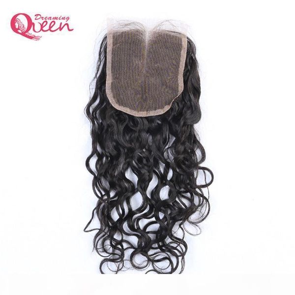 brazilian water wave human hair closure brazilian virgin hair bleached knots lace closure 4x4 hair closure can be dyed ing, Black
brazilian water wave human hair closure brazilian virgin hair bleached knots lace closure 4x4 hair closure can be dyed ing, Black