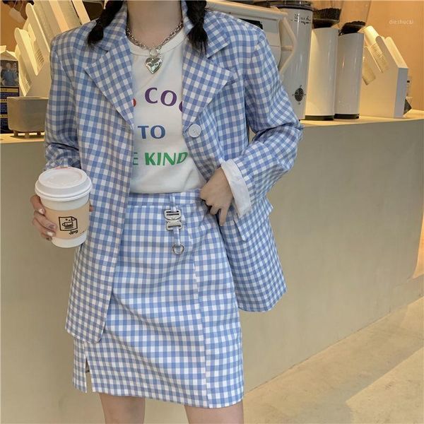 women 2 pieces skirt suit female office ladies blazer suit casual retro plaid set single-breasted jacket pencil skirts1, White
women 2 pieces skirt suit female office ladies blazer suit casual retro plaid set single-breasted jacket pencil skirts1, White