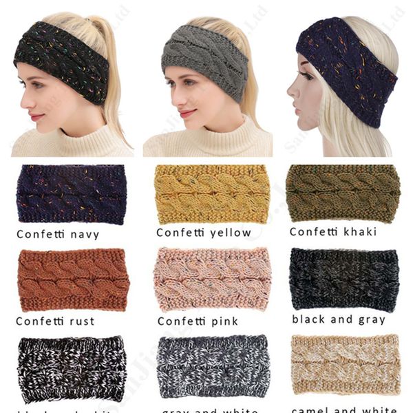 confetti knitted headbands designers twist hairband crochet caps winter warm ponytail hat hair wraps headwrap ear warmer head band c92407, Slivery;white
confetti knitted headbands designers twist hairband crochet caps winter warm ponytail hat hair wraps headwrap ear warmer head band c92407, Slivery;white
