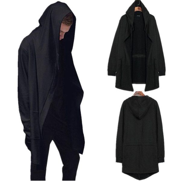 men's hoodies & sweatshirts hooded black for men gown hip hop mantle fashion jacket long sleeves loose cloak coat outwear
men's hoodies & sweatshirts hooded black for men gown hip hop mantle fashion jacket long sleeves loose cloak coat outwear