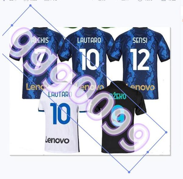 2021 dzeko soccer jersey 21/22 home blue alexis sensi kolarov vidal maillots de foot shirt vecino lautaro candreva skriniar football uniform, Black;yellow
2021 dzeko soccer jersey 21/22 home blue alexis sensi kolarov vidal maillots de foot shirt vecino lautaro candreva skriniar football uniform, Black;yellow
