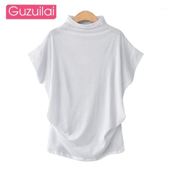 guzuilai 2020 european and american plus size women's clothing high neck bat sleeve loose short sleeve t-shirt women1, White
guzuilai 2020 european and american plus size women's clothing high neck bat sleeve loose short sleeve t-shirt women1, White