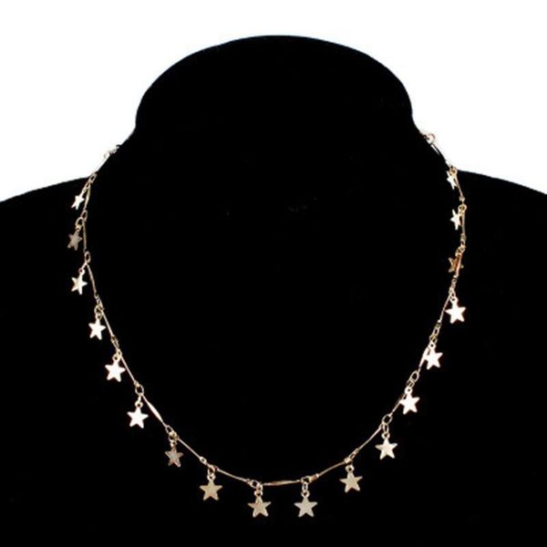 chains star necklace women choker necklaces womans tassel chain ladies pendant jewellery yellow gold color trendy korean metal collares, Silver
chains star necklace women choker necklaces womans tassel chain ladies pendant jewellery yellow gold color trendy korean metal collares, Silver