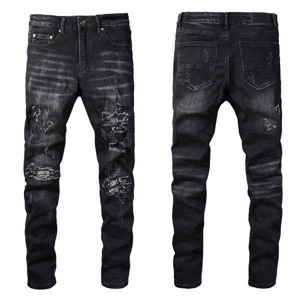 2022 ss fashion new men jeans cool mens distressed ripped jeans designer straight motorcycle biker causal denim pants streetwear style size, Blue
2022 ss fashion new men jeans cool mens distressed ripped jeans designer straight motorcycle biker causal denim pants streetwear style size, Blue