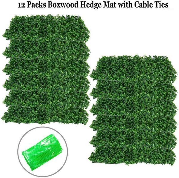 artificial boxwood milan grass mat with grid back design, includes ties, set of 10 60cmx40cm tiles, dark green1
artificial boxwood milan grass mat with grid back design, includes ties, set of 10 60cmx40cm tiles, dark green1