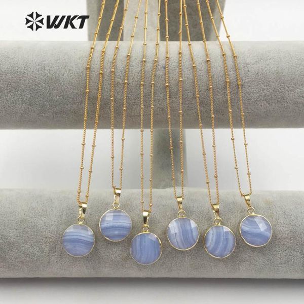 wt-n1139 wkt wholesale blue stone necklace round shape faceted pendant with 18inch long chain for lady girl making, Silver
wt-n1139 wkt wholesale blue stone necklace round shape faceted pendant with 18inch long chain for lady girl making, Silver