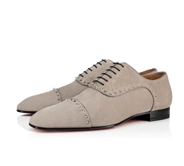 new fashion red bottom shoes greggo orlato flat suede leather oxford shoes mens womens walking flats wedding party loafers with box, Black
new fashion red bottom shoes greggo orlato flat suede leather oxford shoes mens womens walking flats wedding party loafers with box, Black