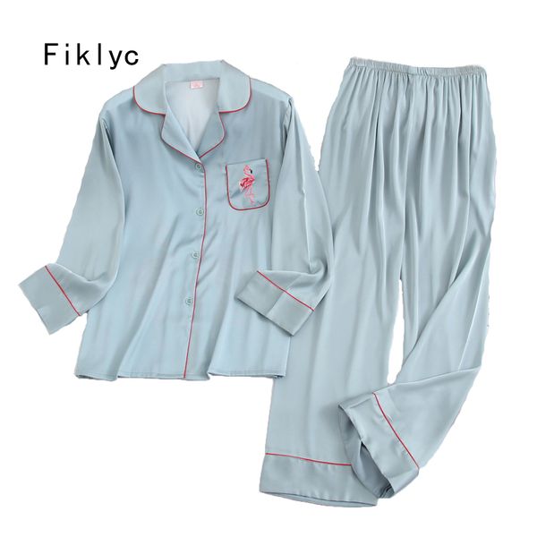 fiklyc underwear long sleeve spring womwn pejamas pijamas invierno mujer silk pijama flamingo satin pajamas sets conjuntos 201113, Black;red
fiklyc underwear long sleeve spring womwn pejamas pijamas invierno mujer silk pijama flamingo satin pajamas sets conjuntos 201113, Black;red