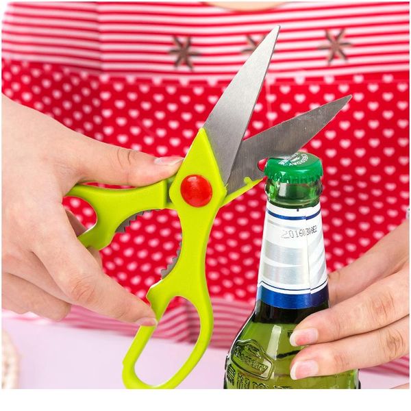 stainless steel kitchen scissors multi-purpose cutting tool bottle opener used for chicken poultry fish meat vegetabl bbynry
stainless steel kitchen scissors multi-purpose cutting tool bottle opener used for chicken poultry fish meat vegetabl bbynry