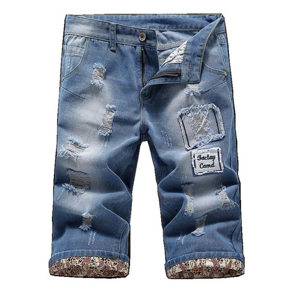 2020 cuffs denim shorts homme summer ptinted jeans straight knee length trousers male hole repped bermuda homme casual shorts, White;black
2020 cuffs denim shorts homme summer ptinted jeans straight knee length trousers male hole repped bermuda homme casual shorts, White;black