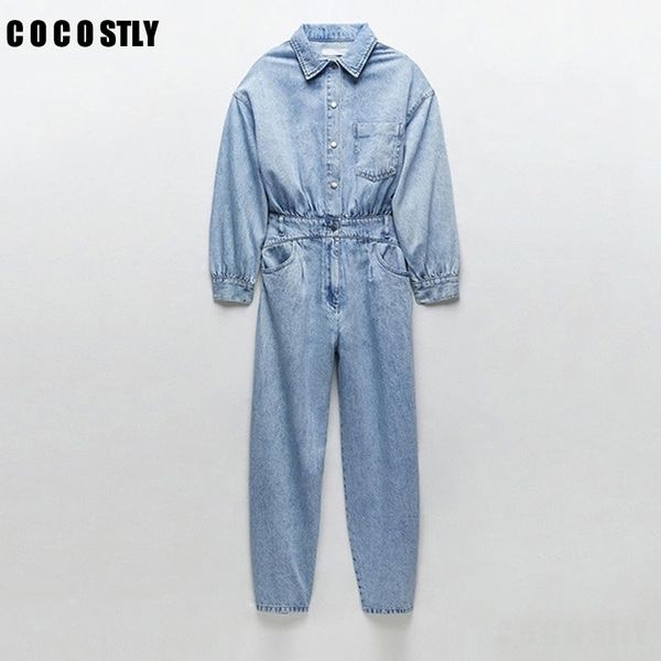 new autumn fall woman denim jumpsuits & rompers casual fashionable pockets empire pants no belt playsuit 201007, Black;white
new autumn fall woman denim jumpsuits & rompers casual fashionable pockets empire pants no belt playsuit 201007, Black;white
