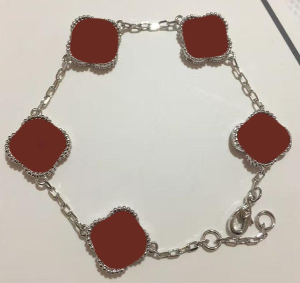 van clover bracelet fashion classic clover bracelet 18k gold agate shell mother of pearl women's mother's day jewelry gift 2023, Golden;silver
van clover bracelet fashion classic clover bracelet 18k gold agate shell mother of pearl women's mother's day jewelry gift 2023, Golden;silver