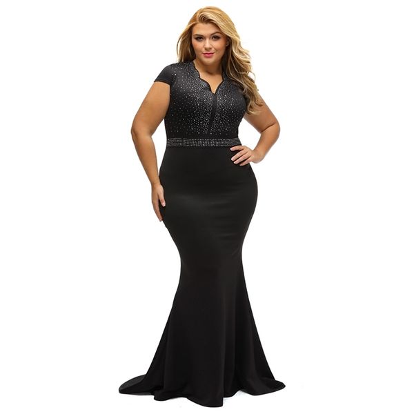 women plus size dresses xxxl rhinestone scalloped v neck high waist long gown large big size elegant party dress vestidos black y200109, White;black
women plus size dresses xxxl rhinestone scalloped v neck high waist long gown large big size elegant party dress vestidos black y200109, White;black