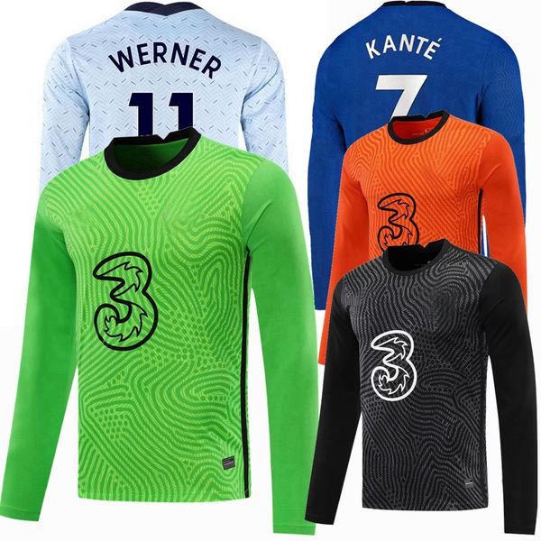 long sleeve soccer jersey havertz t.silva mendy mount rudiger jorginho abraham barkley kante giroud pulisic 2020 2021 football full shirt, Black;yellow
long sleeve soccer jersey havertz t.silva mendy mount rudiger jorginho abraham barkley kante giroud pulisic 2020 2021 football full shirt, Black;yellow