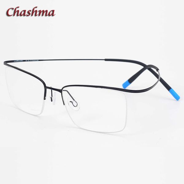 fashion sunglasses frames chashma men optical glasses brand design prescription lenses women titanium eyewear half frame spectacles, Black
fashion sunglasses frames chashma men optical glasses brand design prescription lenses women titanium eyewear half frame spectacles, Black