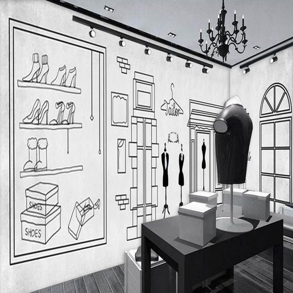 wallpapers drop mural gray concrete wall black white hand painted wallpaper clothing store background hall
wallpapers drop mural gray concrete wall black white hand painted wallpaper clothing store background hall