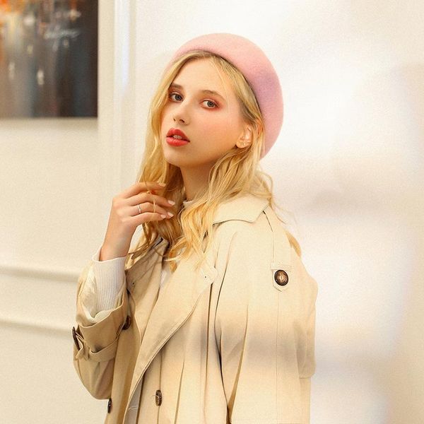 berets adjustable solid color wool beret women beanie winter hat sboy cap for female retro mainly japanese style, Blue;gray
berets adjustable solid color wool beret women beanie winter hat sboy cap for female retro mainly japanese style, Blue;gray