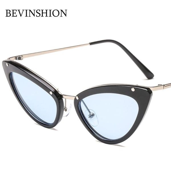 sunglasses brand metal rivet vintage triangle cat eye women fashion sun glasses female pink blue cateye, White;black
sunglasses brand metal rivet vintage triangle cat eye women fashion sun glasses female pink blue cateye, White;black