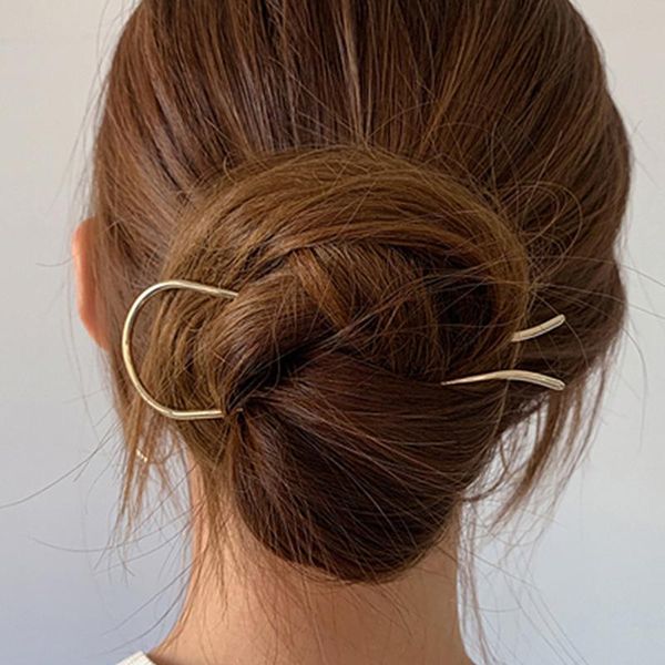 hair accessories women very simple u-shape big stick geometric alloy wire clip elegant gold silver holder retro
hair accessories women very simple u-shape big stick geometric alloy wire clip elegant gold silver holder retro