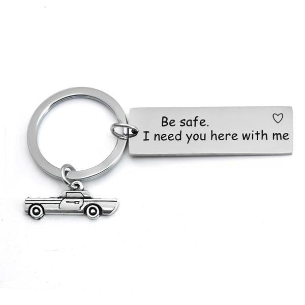 keychains family dad mom driver friends keyring stainless steel be safe i need you here with me heart car lover christmas party gifts bff, Silver
keychains family dad mom driver friends keyring stainless steel be safe i need you here with me heart car lover christmas party gifts bff, Silver