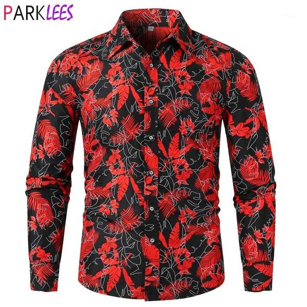 red leaves print shirt men brand design stylish slim fit dress shirt mens long sleeve chemise party casual social camisas hombre1, White;black
red leaves print shirt men brand design stylish slim fit dress shirt mens long sleeve chemise party casual social camisas hombre1, White;black