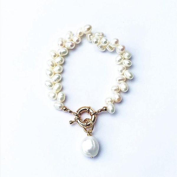 beaded, strands baroque pearl bracelet charm flower row pendant ladies fashion jewelry bohe style women 2021 de perles, Black
beaded, strands baroque pearl bracelet charm flower row pendant ladies fashion jewelry bohe style women 2021 de perles, Black
