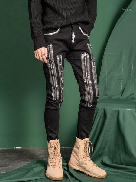 winter slim matching jeans male zip trim korean version tight skinny skinny pencil boot pants. -3xl1, Blue
winter slim matching jeans male zip trim korean version tight skinny skinny pencil boot pants. -3xl1, Blue