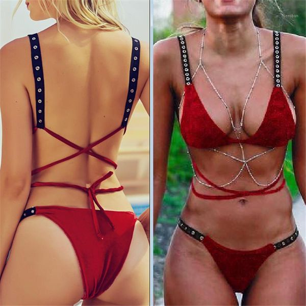 bikini 2019 women chest pad swimsuit bikini push up padded swimwear solid green red blue bathing suits beachwear set1, White;black
bikini 2019 women chest pad swimsuit bikini push up padded swimwear solid green red blue bathing suits beachwear set1, White;black