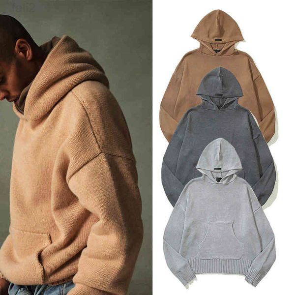 thread fog double essentials letter high street hooded knitted sweater men's, Black
thread fog double essentials letter high street hooded knitted sweater men's, Black