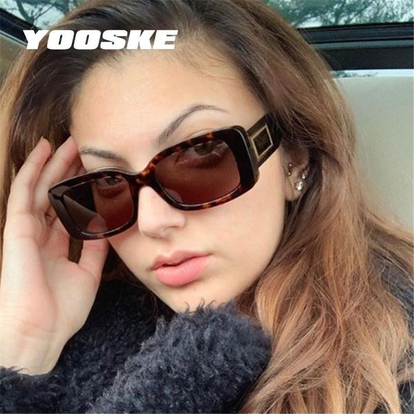 sunglasses yooske leopard vintage women brand retro thick rectangle gradient sun glasses men small eyewear uv400, White;black
sunglasses yooske leopard vintage women brand retro thick rectangle gradient sun glasses men small eyewear uv400, White;black
