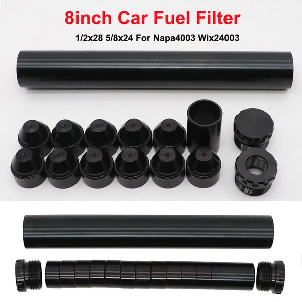8" aluminum car fuel filter 1/2"x28 5/8"x24 for napa 4003 wix 24003 trap solvent filter car modifier oil filter
8" aluminum car fuel filter 1/2"x28 5/8"x24 for napa 4003 wix 24003 trap solvent filter car modifier oil filter