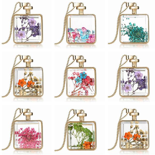 multicolor necklace dry flower specimen necklace square pendant gsfn061 (with chain) mix order 20 pieces a lot, Silver
multicolor necklace dry flower specimen necklace square pendant gsfn061 (with chain) mix order 20 pieces a lot, Silver