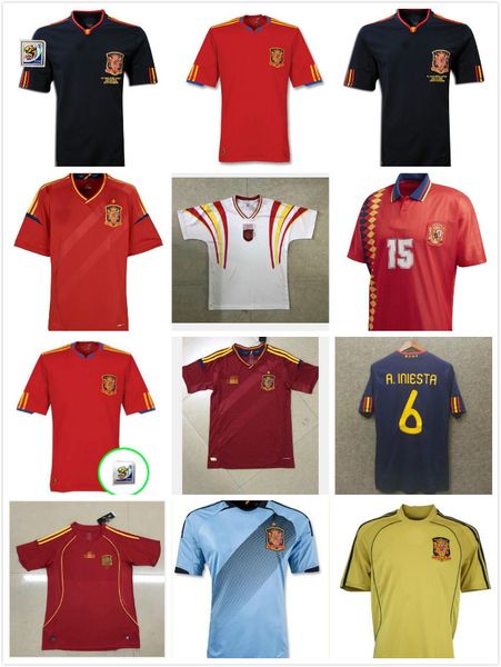 final 1994 1996 2008 2010 2012 spain retro soccer jersey fabregas xavi luis ensrique xavi alonso iniesta pique torres camiseta de fútbol, Black;yellow
final 1994 1996 2008 2010 2012 spain retro soccer jersey fabregas xavi luis ensrique xavi alonso iniesta pique torres camiseta de fútbol, Black;yellow