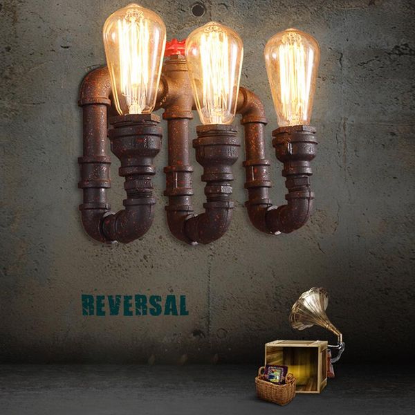 wall lamp steam punk loft industrial 2/3 lights rust water pipe retro vintage e27/e26 sconce for living room bedroom bar
wall lamp steam punk loft industrial 2/3 lights rust water pipe retro vintage e27/e26 sconce for living room bedroom bar