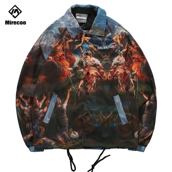 mirecoo jacket men oil painting printed mens jacket hip hop windbreaker men coaches jacket advanced fashion coat streetwear 201218, Black;brown
mirecoo jacket men oil painting printed mens jacket hip hop windbreaker men coaches jacket advanced fashion coat streetwear 201218, Black;brown