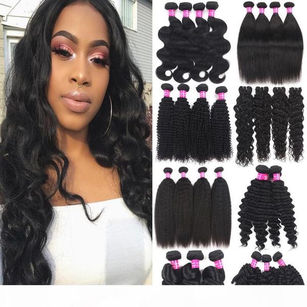 9a brazilian human hair extensions 100% unprocessed virgin hair bundles wefts peruvian malaysian indian deep wave loose wave hair weaves, Black
9a brazilian human hair extensions 100% unprocessed virgin hair bundles wefts peruvian malaysian indian deep wave loose wave hair weaves, Black
