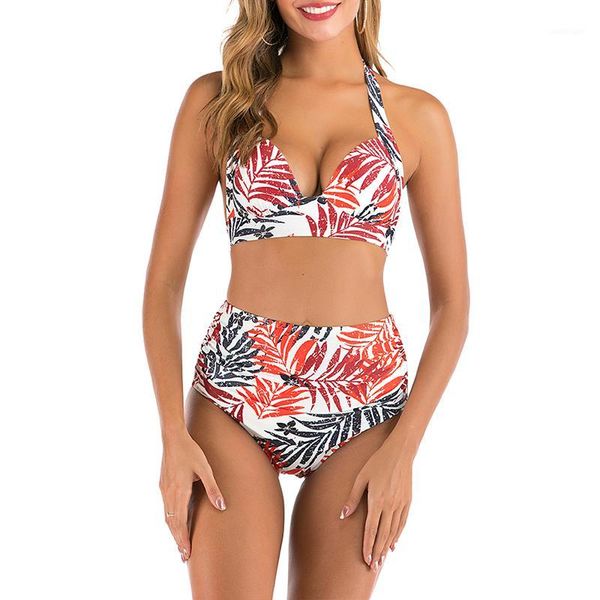 women's swimwear high waist bikini set halter bathing suit woman swimsuit female plus size 2021 3xl floral print women 1, White;black
women's swimwear high waist bikini set halter bathing suit woman swimsuit female plus size 2021 3xl floral print women 1, White;black