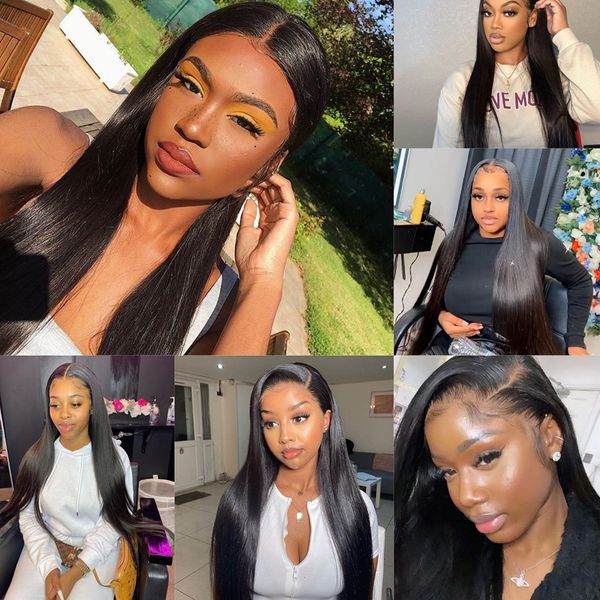 straight lace front wig 4x4 5x5 lace closure wig 13x4 13x6 lace frontal wig 40 inch hd brazilian hair wigs for women human hairfactory direc, Black
straight lace front wig 4x4 5x5 lace closure wig 13x4 13x6 lace frontal wig 40 inch hd brazilian hair wigs for women human hairfactory direc, Black