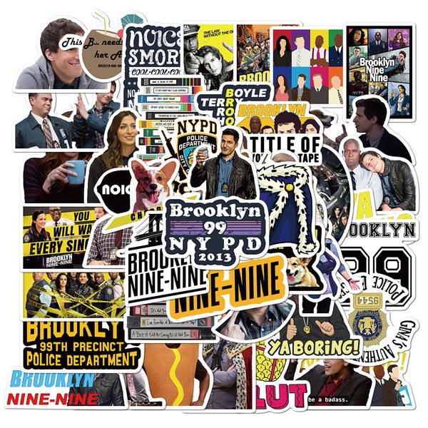 50pcs tv series brooklyn nine-nine stickers for diy stationery decal pegatina motorcycle skateboard lapguitar helmet sticker q1215
50pcs tv series brooklyn nine-nine stickers for diy stationery decal pegatina motorcycle skateboard lapguitar helmet sticker q1215