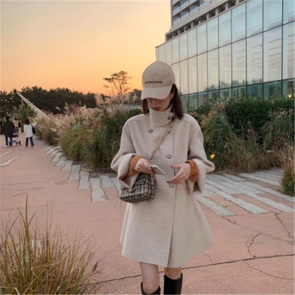 women's wool & blends stand collar simple solid elegant fashion long coat for ladies warm comfort sweater 2021 women'coat, Black
women's wool & blends stand collar simple solid elegant fashion long coat for ladies warm comfort sweater 2021 women'coat, Black